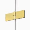 NEW TRENDY Kabina przyścienna AVEXA GOLD SHINE 90x110x200 EXK-2134/EXK-2104 POLSKA PRODUKCJA